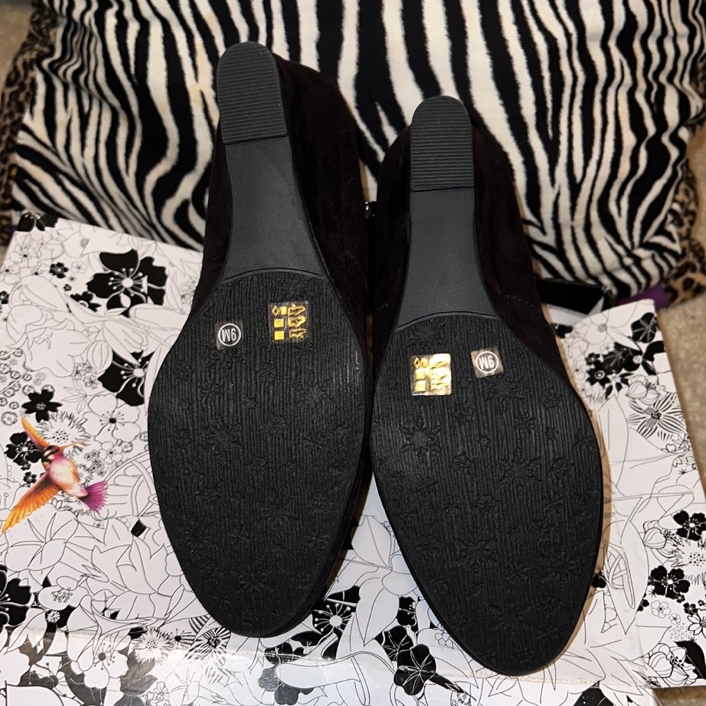 Black Wedge Shoes - Picture 6 of 11